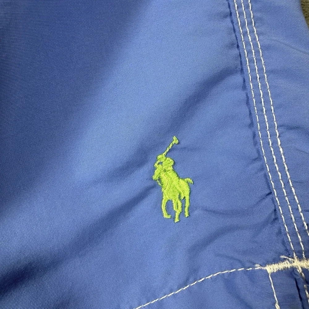 Polo Ralph Lauren Swim Trunks Briefs Shorts Blue 4XB 4X Big Tall Mesh Lined Logo